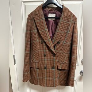 Wilfred Margaux Plaid Blazer